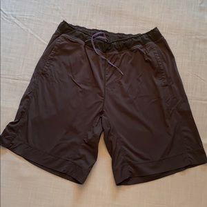 Black Lulu exercise shorts